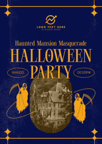 Modern Halloween Party Poster