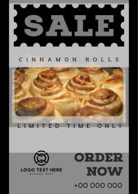 Cinnamon Rolls Sale Poster