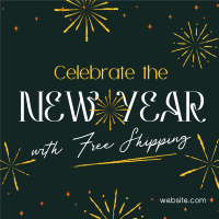 New Year Shipping Deals Instagram Post Image Preview