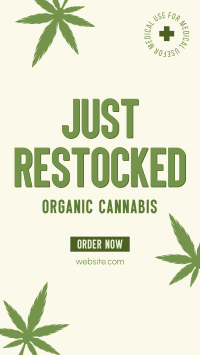 Cannabis on Stock Facebook Story