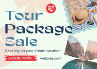 Big Travel Sale Postcard