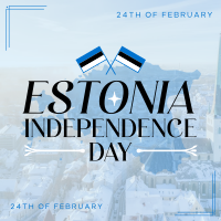 Majestic Estonia Independence Day Instagram Post