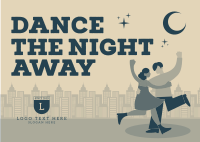 Dance the Night Away Postcard