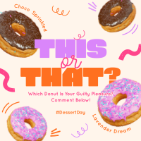 This or That Donuts Instagram Post