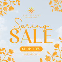 Spring Sale Flowers Instagram Post