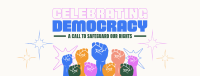 International Day of Democracy Facebook Cover