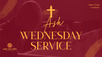 Ash Wednesday Volunteer Service YouTube Video Design