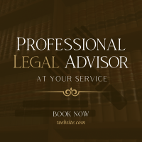 Legal Advisor At Your Service Linkedin Post