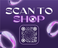 Modern Scan to Shop Facebook Post