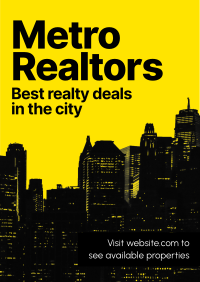 Metro Realtors Poster