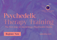 Psychedelic Therapy Training Postcard