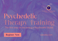 Psychedelic Therapy Training Postcard Image Preview