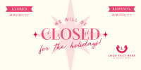 Holiday Closing Badge Twitter Post