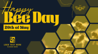 Happy Bee Day Animation
