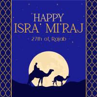 Celebrating Isra' Mi'raj Journey Instagram Post