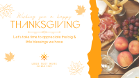 Thanksgiving Day Greetings Video