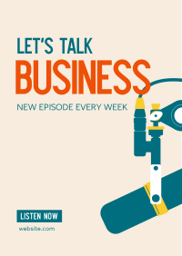 Business Talk Podcast Flyer