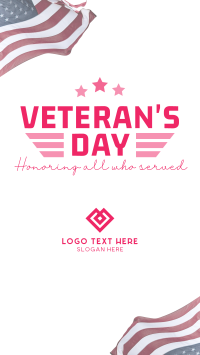 Honor Our Veterans Facebook Story Design