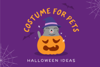 Halloween Cat Pinterest Cover Image Preview