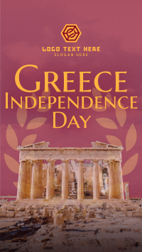 Contemporary Greece Independence Day Instagram Reel Image Preview