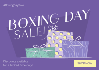 Boxing Day Sale Postcard example 3