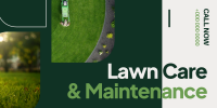 Lawn Care & Maintenance Twitter Post