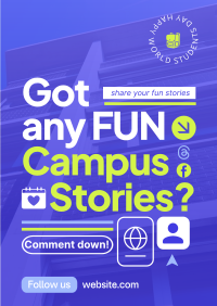 Student Campus Stories Poster