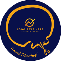 Grand Opening Ribbon Facebook Profile Picture