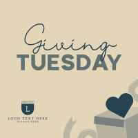 Giving Tuesday Donation Box Instagram Post