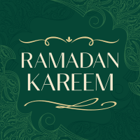 Ornamental Ramadan Greeting Instagram Post Image Preview