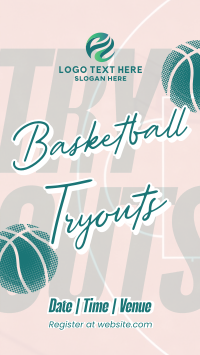 Basketball Game Tryouts Instagram Reel Image Preview