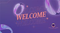 Abstract Welcome Page Video Design