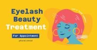 Eyelash Treatment Facebook Ad