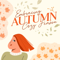 Cozy Autumn Season Instagram Post