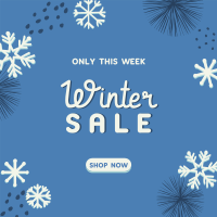 Decorative Winter Sale Instagram Post