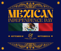 Rustic Mexican Independence Day Facebook Post