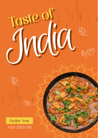 Taste of India Flyer