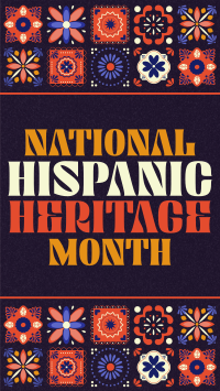 Hispanic Heritage Month Tiles YouTube Short