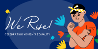 Celebrating Women's Equality  Twitter Post Design