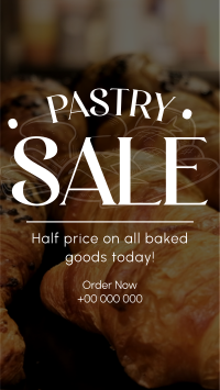 Pastry Sale Today Facebook Story