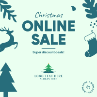 Christmas Online Sale Instagram Post