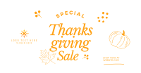 Thanksgiving Sale Facebook Ad