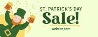 St. Patrick's Greeting Promo Sale Facebook Cover Design
