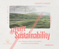 Elevating Sustainability Seminar Facebook Post