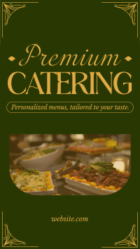 Premium Catering Instagram Story Design