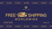 Minimalist Free Shipping Animation