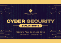 Innovative Cyber Security Postcard Image Preview