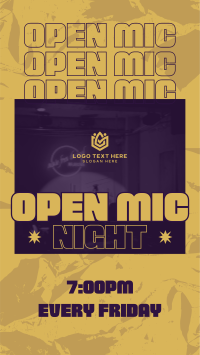 Karaoke Open Mic Instagram Reel Design