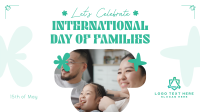 Modern International Day of Families Animation