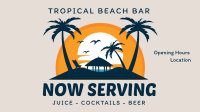 Tropical Beach Bar Video